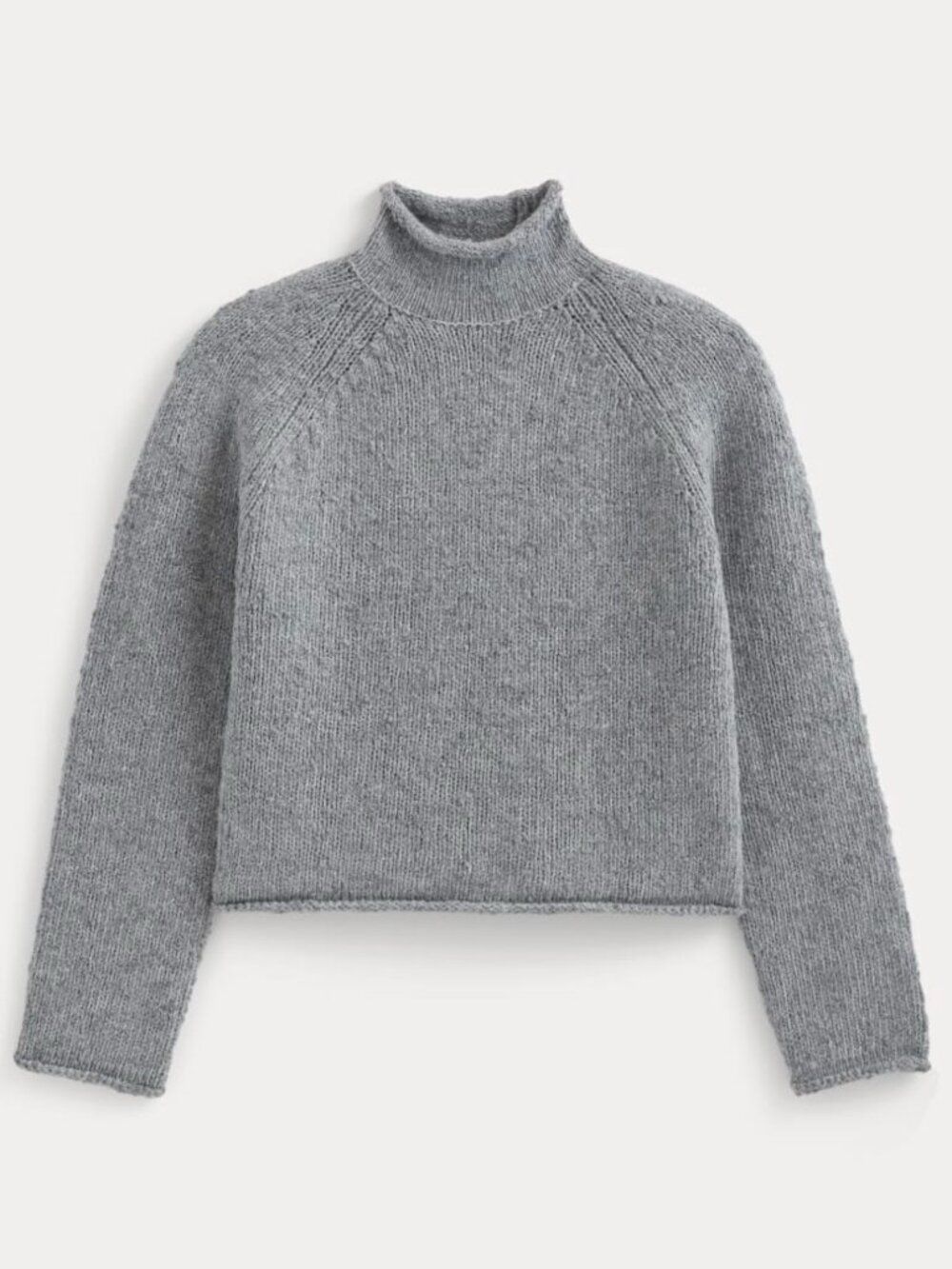 NWT Everlane Rollneck Sweater Heather Grey/Twist Womens Size Small